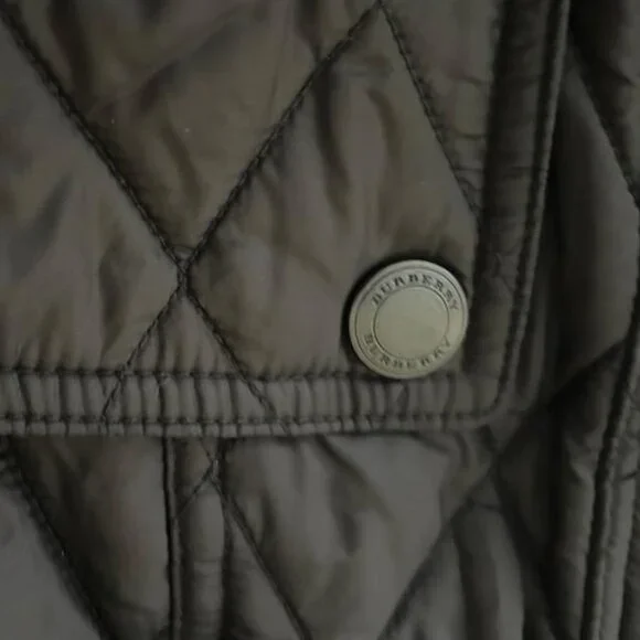 Burberry London Finsbridge Belted Quilted hooded Jacket Sz M EXCELLENT CONDITION - Picture 7 of 16